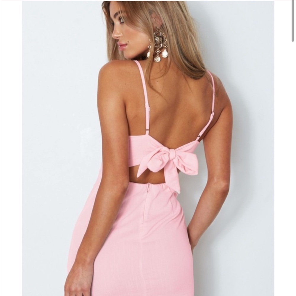 White Fox Boutique | Any Takers Pink Dress